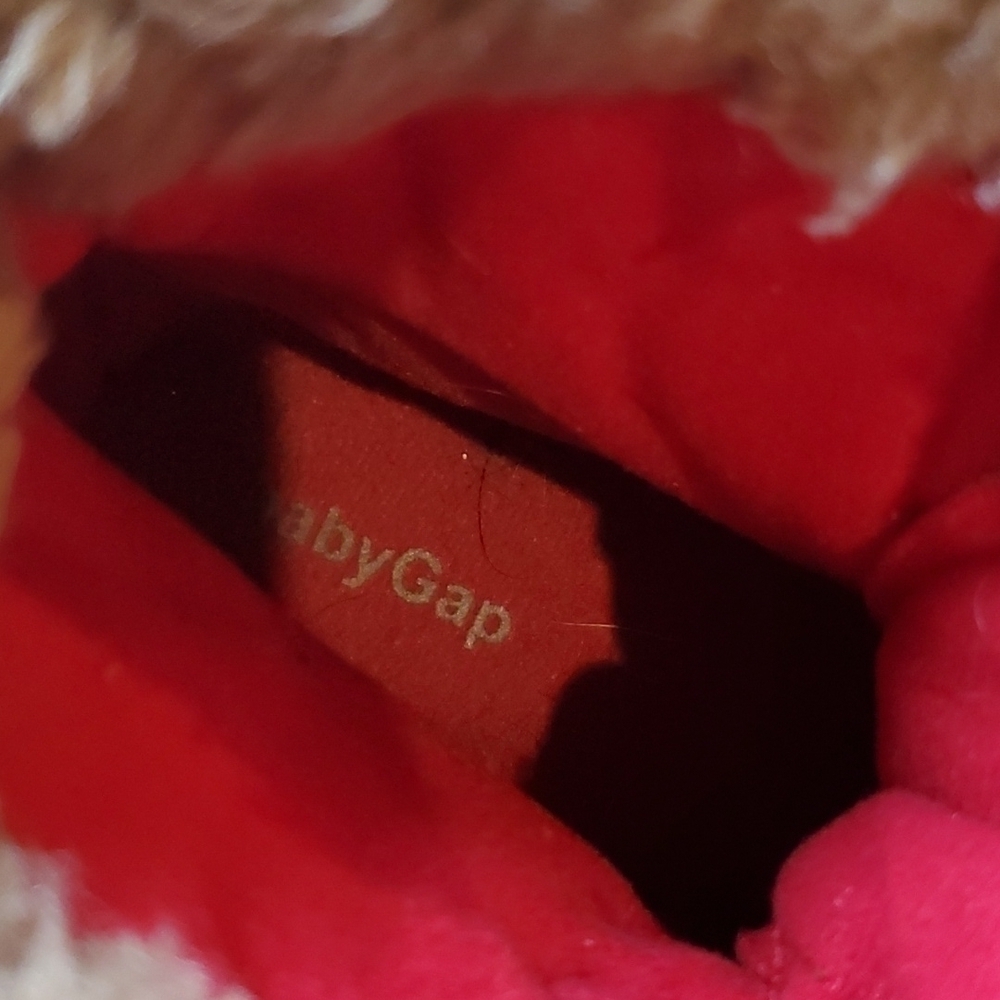 GAP Kids Boots with Faux Fur Lining - Brown and Red - Picture 4 of 10